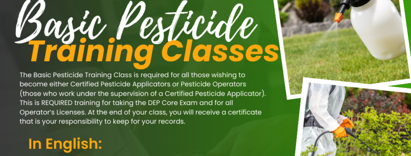 Pesticide training class