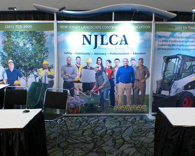 NJLCA Booth at the 2024 trade show and conference Meadowlands NJ